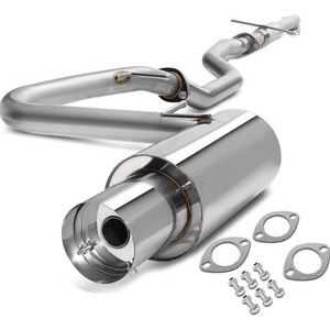 High Performance 304 Stainless Steel  Exhaust System Kit For EVO 7 8 9 High Quality Exhaust Pipe