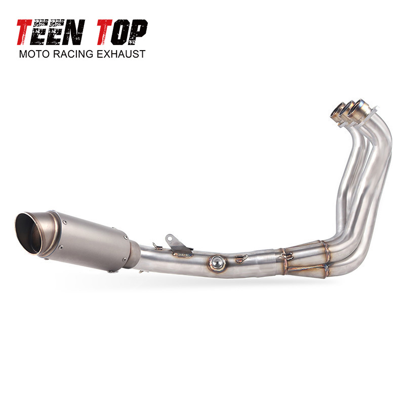 High Quality Motorcycle Exhaust System Muffler For MT09 FZ09 XSR900 Stainless steel Exhaust Pipe Header 2014-2020