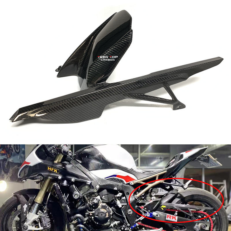 Teentop motorcycle carbon fiber parts  for BMW S1000RR 2020 2021 left right side panel fairing M1000RR Front Rear fender MudguaD