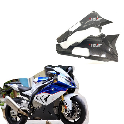 3KCarbon Fiber Motorcycle Body Parts Belly Pan FairingsLower Under Belly Pan Wing For S1000RR  S1000R