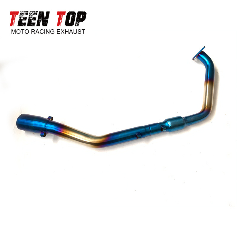 Motorcycles Exhaust Header Pipe For R15 V3/R125/MT125 Connect Motor van Muffler Exhaust Pipe With cataly 51mm