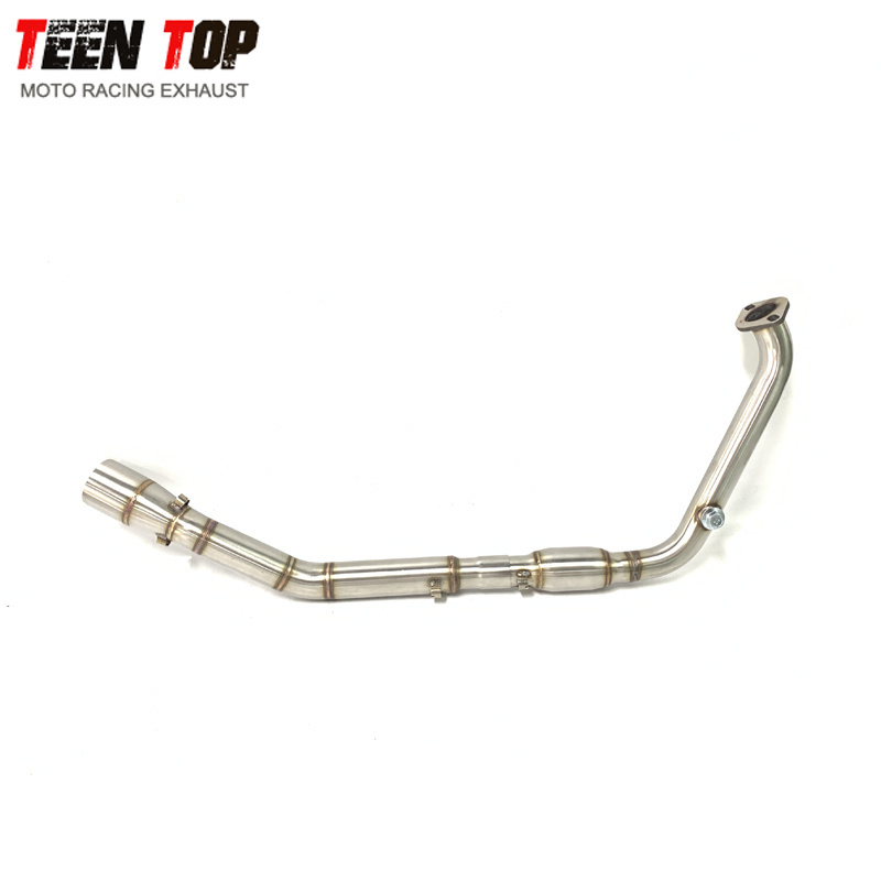 Motorcycles Exhaust Header Pipe For R15 V3/R125/MT125 Connect Motor van Muffler Exhaust Pipe With cataly 51mm