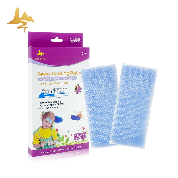 Physics Effect Temperature Reducing Cool Gel Pad Children Fever Cooling Patch