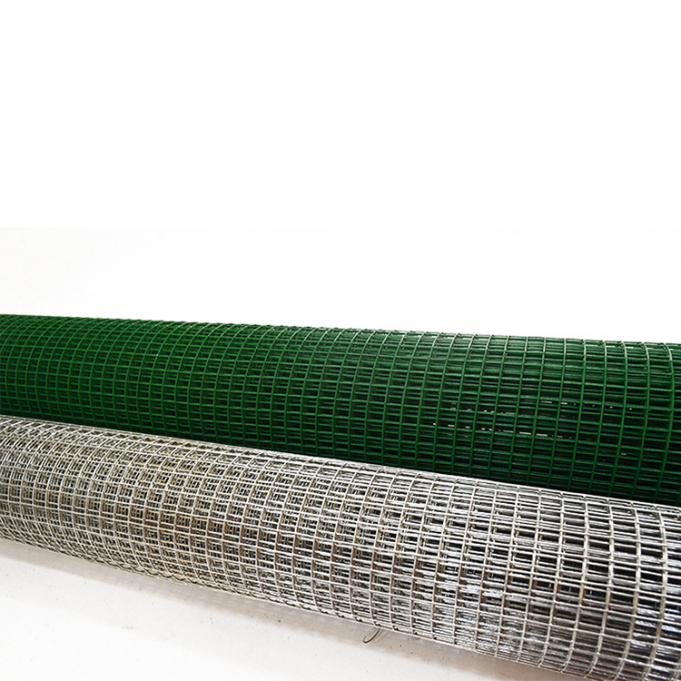 Factory supply best price  1x1 Galvanized steel iron Wire Mesh malla electrosoldada Welded wire mesh