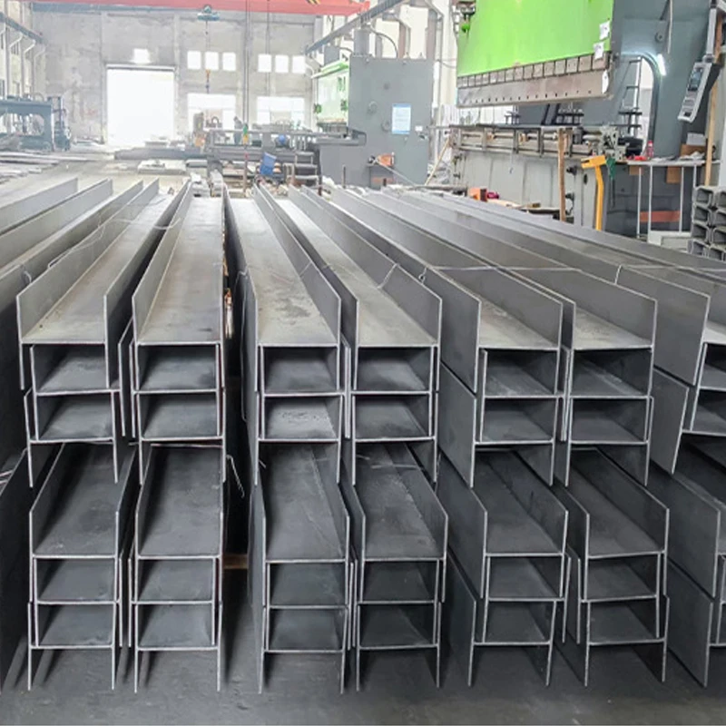 Steel beams welded H shape I beam steel hot rolled cutting construction bridge plant construction IPE q235b s355jr