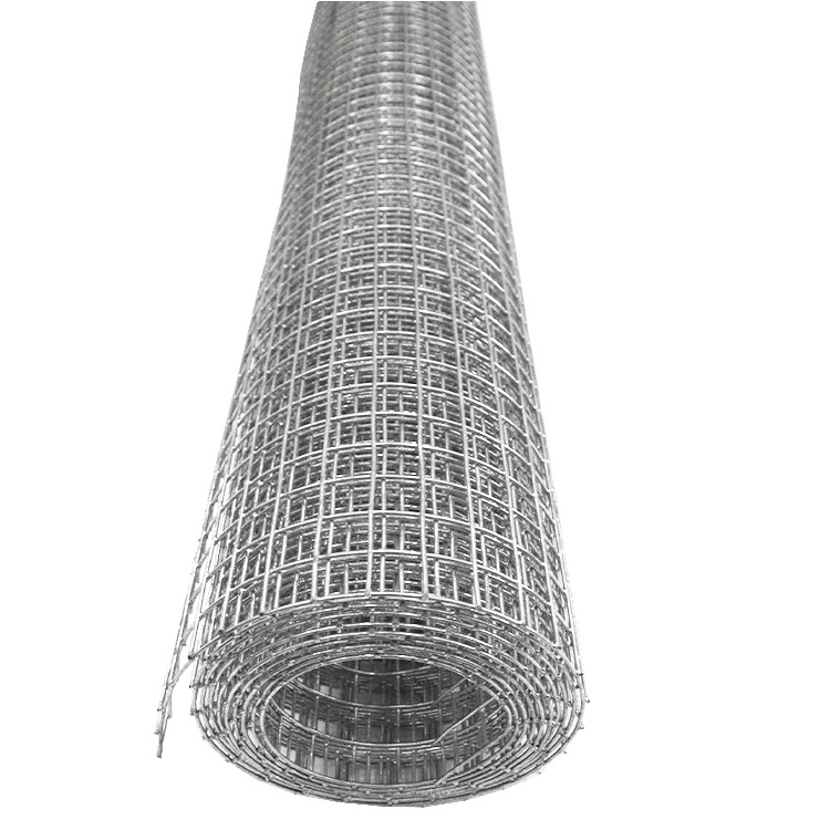 Factory supply best price  1x1 Galvanized steel iron Wire Mesh malla electrosoldada Welded wire mesh