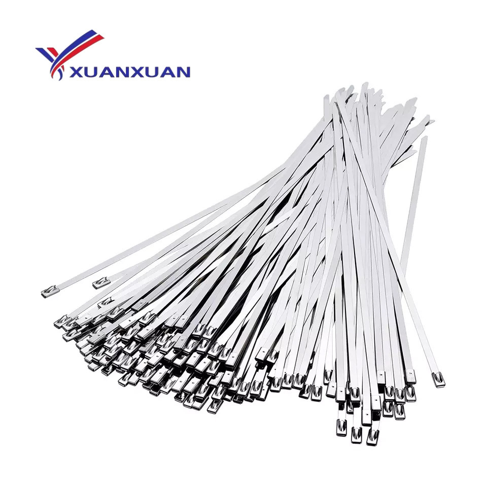 Stainless Steel Cable Tie Wholesale Self locking Zip Ties, 304/316 Metal Cable Ties Stainless Steel Hose Clamp