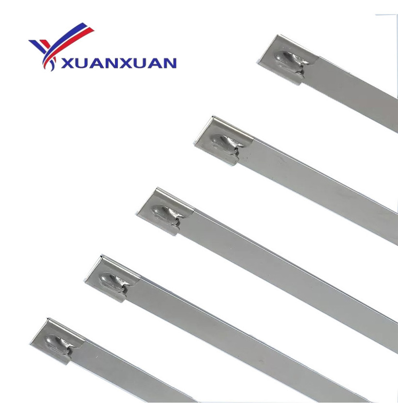 Stainless Steel Cable Tie Wholesale Self locking Zip Ties, 304/316 Metal Cable Ties Stainless Steel Hose Clamp