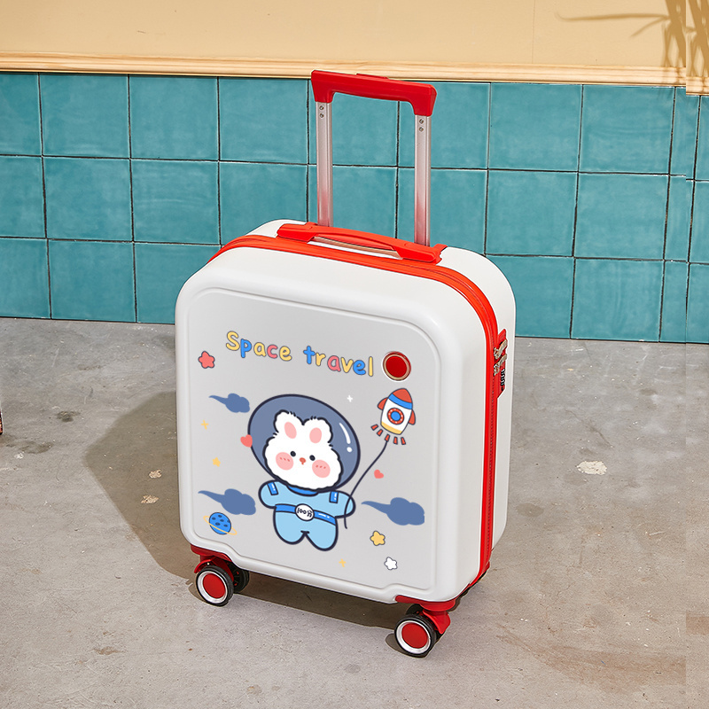 Kids Cartoon Pattern Mini Wheels Travel Trolley Bag Abs Luggage Suitcase Case For Outdoors