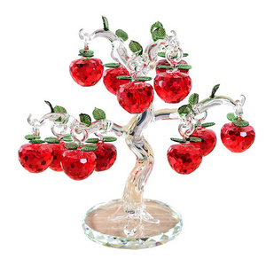 Crystal Apple Tree Living Room Money Tree Wine Cabinet TV Cabinet Home Decoration Decoration Wedding Gifts