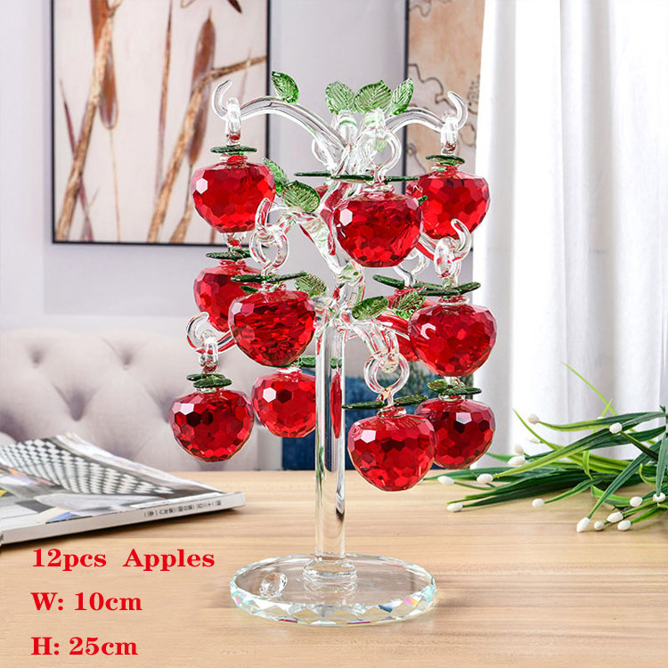 Crystal Apple Tree Living Room Money Tree Wine Cabinet TV Cabinet Home Decoration Decoration Wedding Gifts