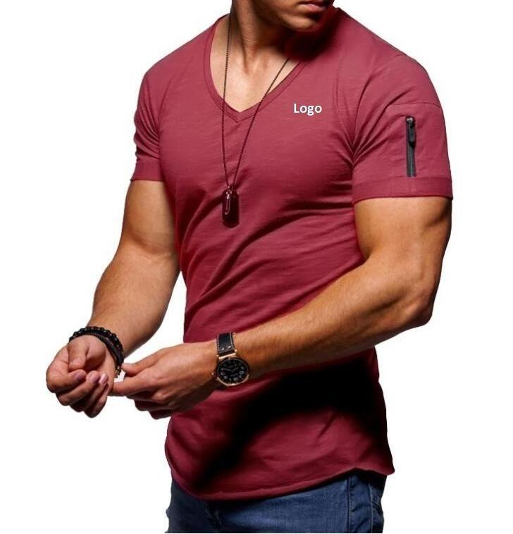 Fitted Tee Shirts China T.Shirt Wear Men Quick  T-Shirt Tshirt 100 Cotton Blank  Gym T Shirt