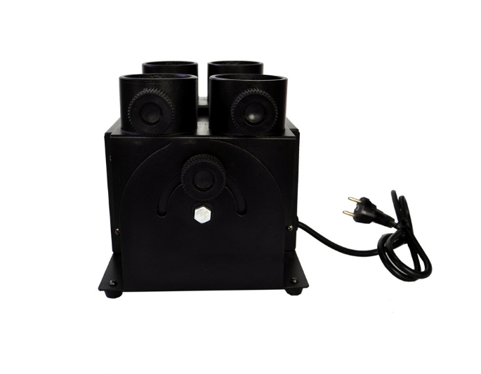 Professional Stage 4 Heads Confetti Machine Streamer Cannon Electric ...