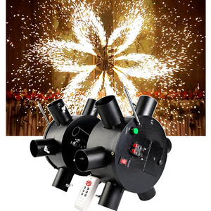 Wedding Electric Sparklers Fireworks In Stage Indoor Wireless Fireworks Firing System Stage Rotary Cold Fountain Firework YS-60