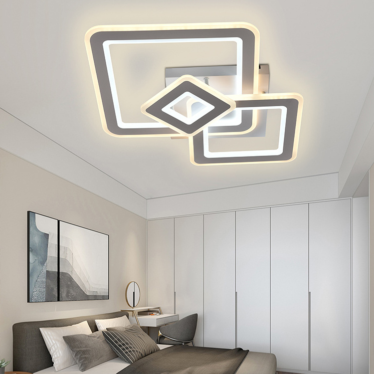 HUIQI Nordic Modern Hallway Home Indoor Design Aluminum Furniture 210W Led Ceiling Light