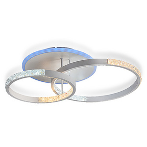 Surface Mounted Round Modern Kitchen Ceiling Lamp For Living Room Dimmable Smart Led Ceiling Light