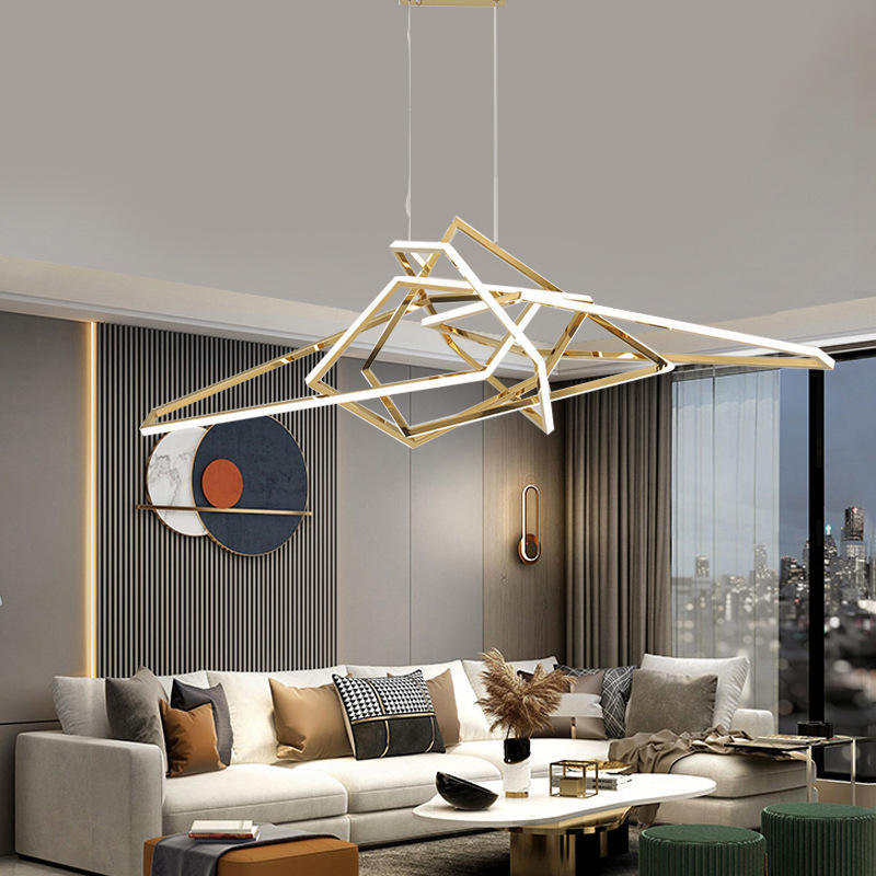 Modern Luxury LED Chandeliers Living Dining Room Kitchen Lighting Decor Pendant Chandelier Indoor Hanging Lights Fixture