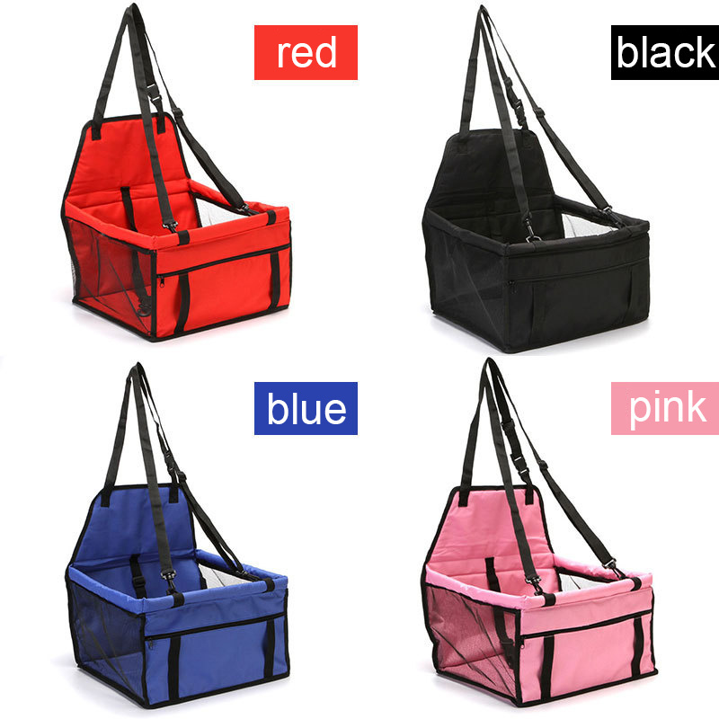 Customized logo Oxford Waterproof folding front cover bag pet hammock dog booster seat car seat dog car seat