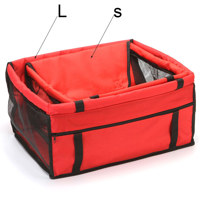 Customized logo Oxford Waterproof folding front cover bag pet hammock dog booster seat car seat dog car seat