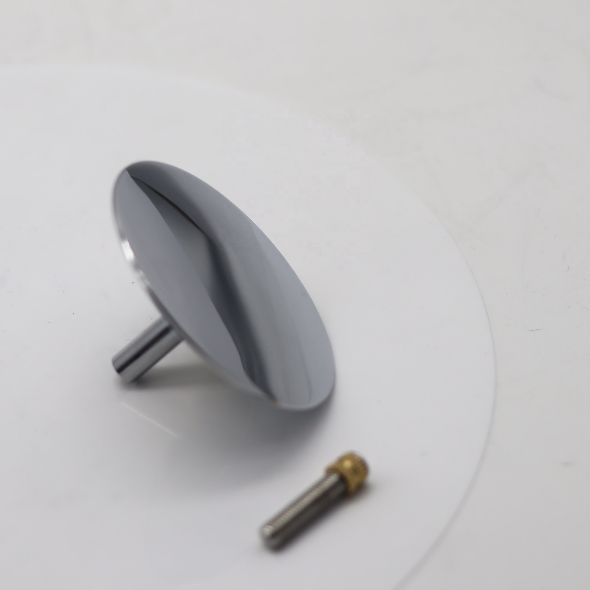 Customization High Quality Brass Bathtub Basin Pop Up Sink Strainer Chromed Cover Water Stopper Waste Filter Sink Plug