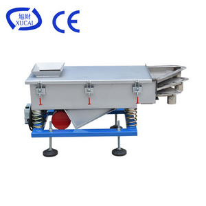 Stainless steel linear screen separator wood pellet square vibrating shaker/beans sieve