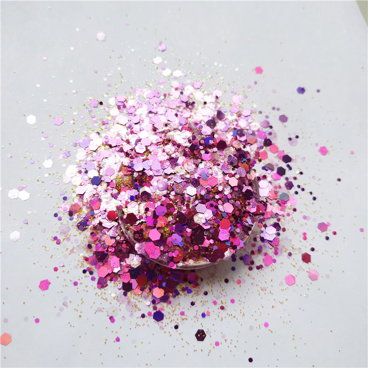 High quality cosmetic grade face chunky glitter bulk wholesale chunky glitter