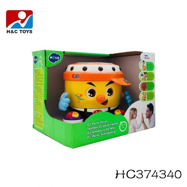 baby toy Huile Toys DJ Bongo brands kids music dance drum toy drum set