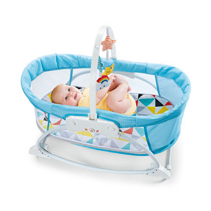 Electric swing bed vibration music crib sleeping cradle baby bassinet HC522330