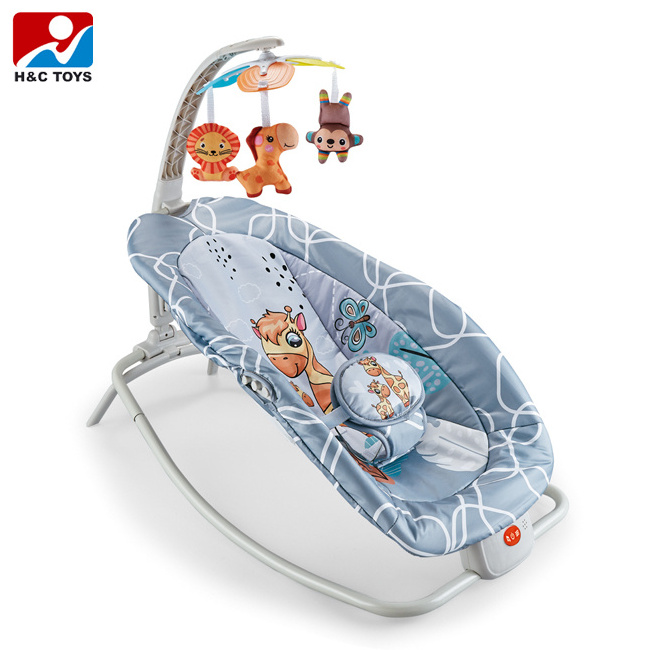 Hot sale baby music swing cradle with dining table folding multifunctional electric baby rocking chair