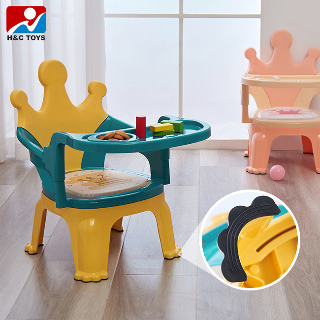 Kids feeding backrest seat learn to sit safety anti-fall chair child stool baby dining chair