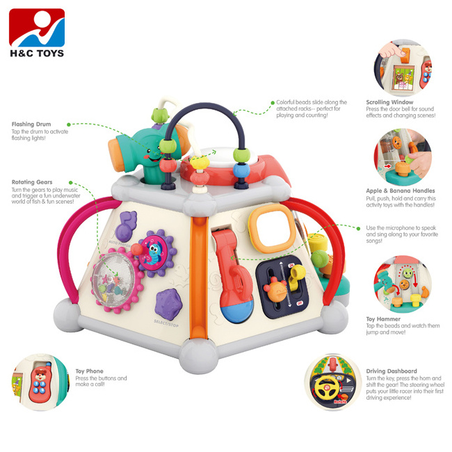 Huile Toys Multifunction Musical Game Set Baby Toy Learning Machine