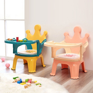 Kids feeding backrest seat learn to sit safety anti-fall chair child stool baby dining chair