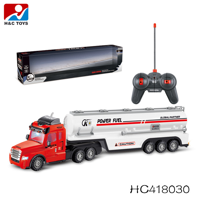 High quality remote control truck rc container truck with light