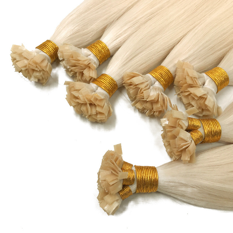 Wholesale Hot Sale Italian Keratin Pre Bonded Hair Extensions Remy Double Drawn U Tip Flat Tip I Tip Hair Extension