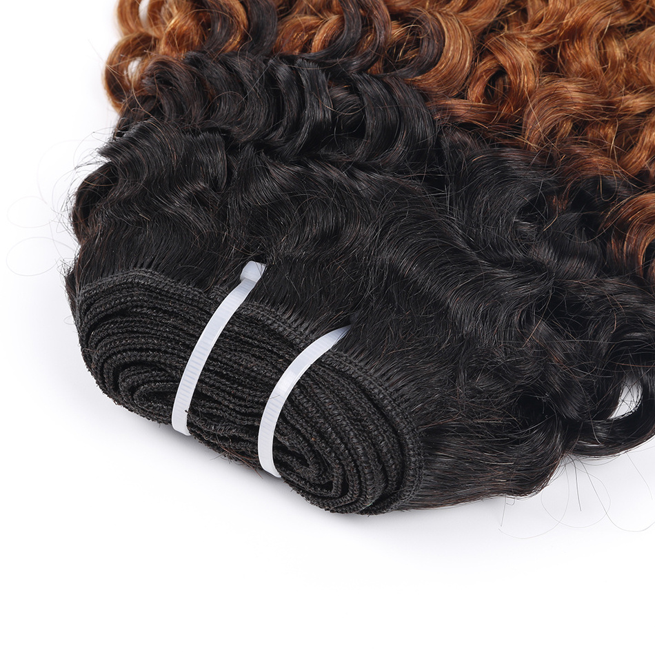 Uniky 1b 30 kinky curly hair virgin brazilian remy hair 3 hair bundles with 4*4 lace closure