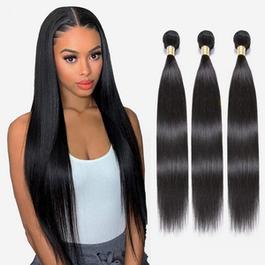 Uniky Best Virgin Hair Vendors Wholesale 40 Inch Raw Indian pure Human Hair Bundles Grade 9A 10A 12A Virgin Hair Extension