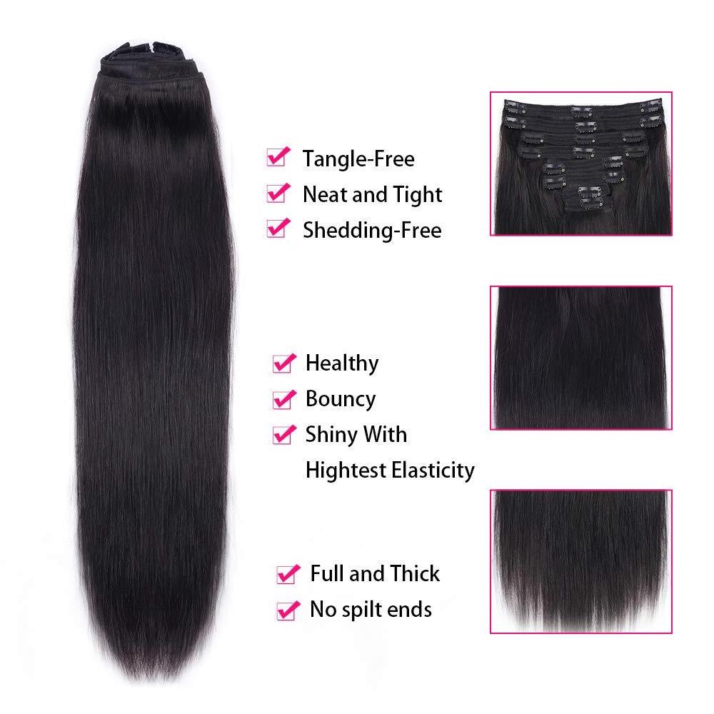 Uniky Clip in hair, cuticle agligned hair, high quality virgin remy hair wholesale Vietnamese human hair extension