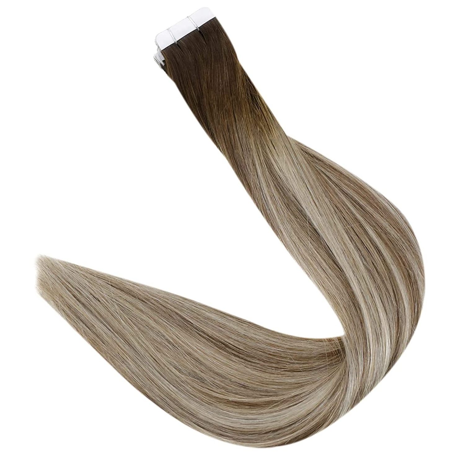 Wholesale raw indian hair  9A Russian Remy Extensions Double Drawn Tape In Hair Extensions Virgin Human Tape Hair