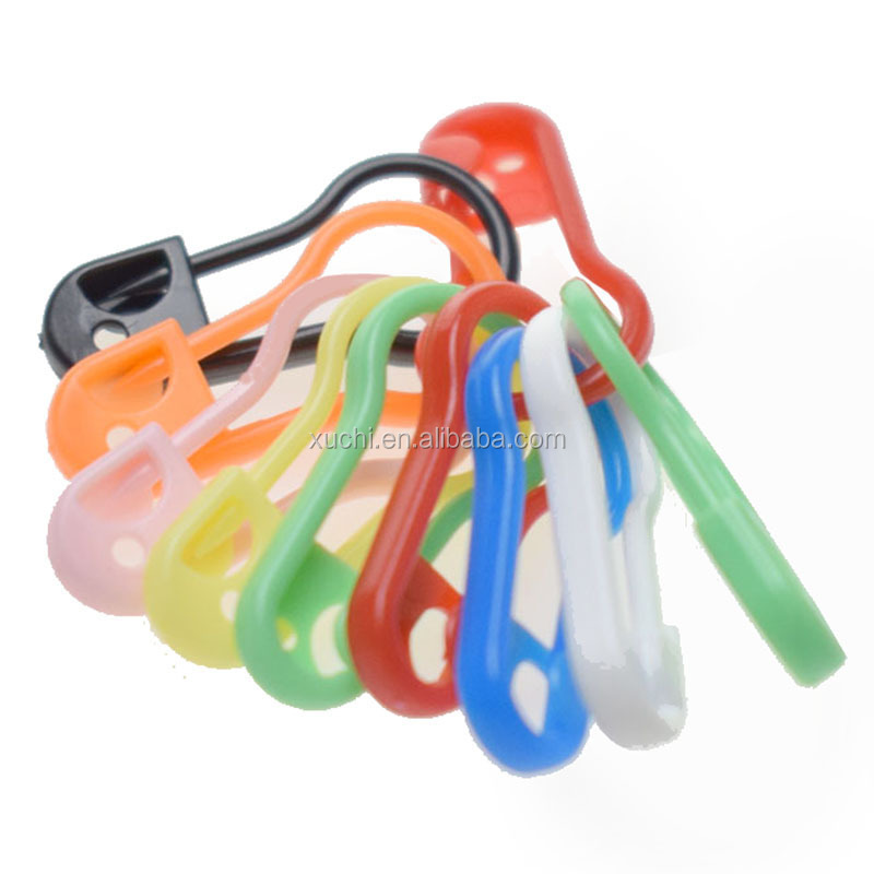 1000pc/bag Mix Color Plastic Knitting Tools Locking Stitch Markers Crochet Latch Knitting Tools Needle Clip Hook