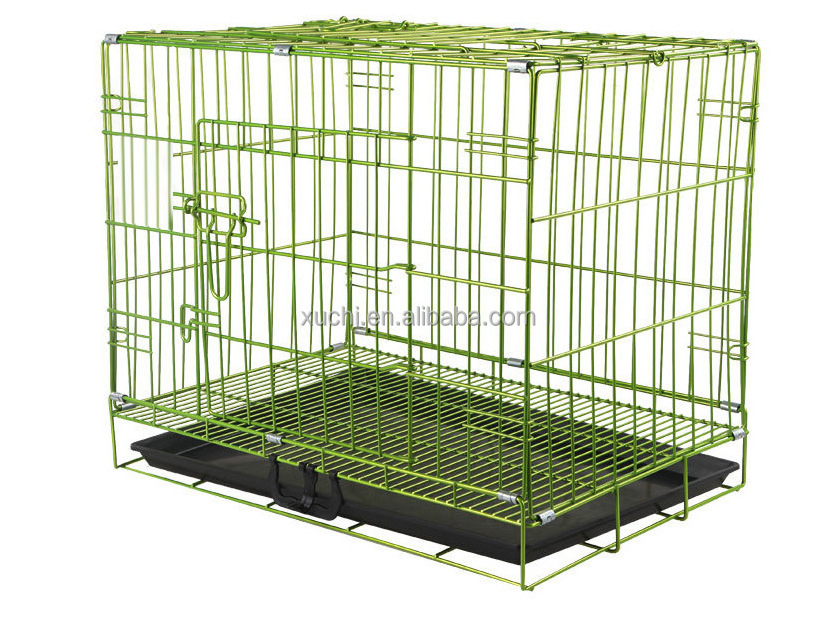 Wholesale Metal Iron Wire Pet Dog Crate Folding Pet Dog Cage dog kennels cages