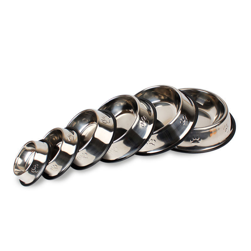 stainless steel dog bowl pet bowl