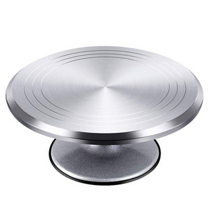 Stainless Steel Cake Turntable Revolving Stand Decorating Kit Display Stand Baking Tools For Cookies Cup Turntable