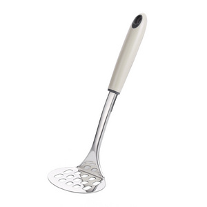 Stainless Steel PP Hand Held Pressed Potato Masher For Smooth Mashed Potatoes Fruit Vegetable Press Crusher