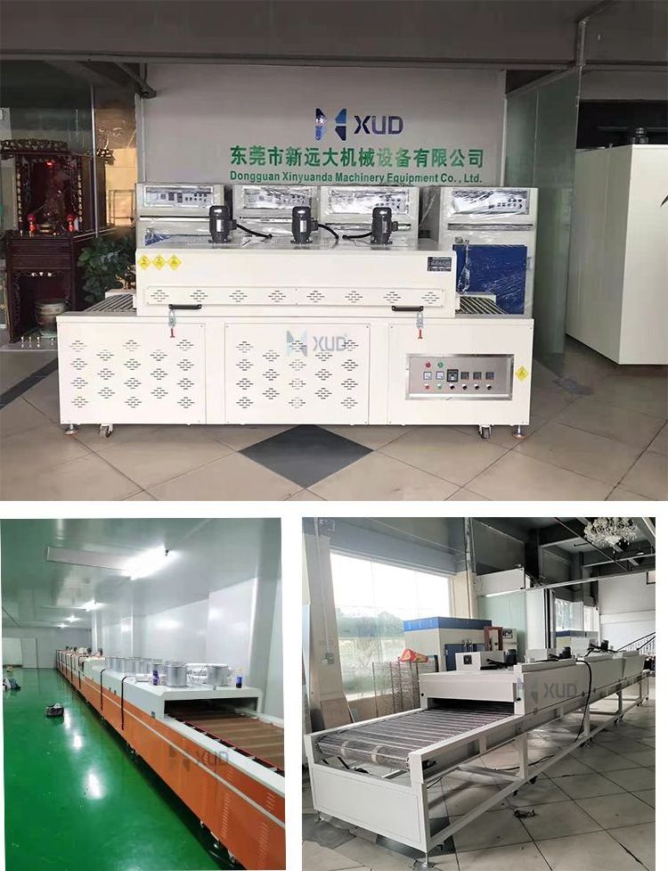 Factory price hot air tunnel furnace conveyor drying oven IR drying tunnel dryer for T shirt silk screen printing