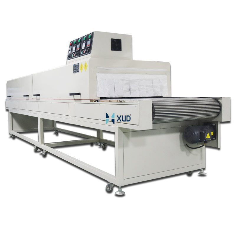 XUD 200 300 400 Degree High Temperature Paper Core Glue Drying Conveyor Heating Tunnel Belt Dryer Oven Tunnel Furnace