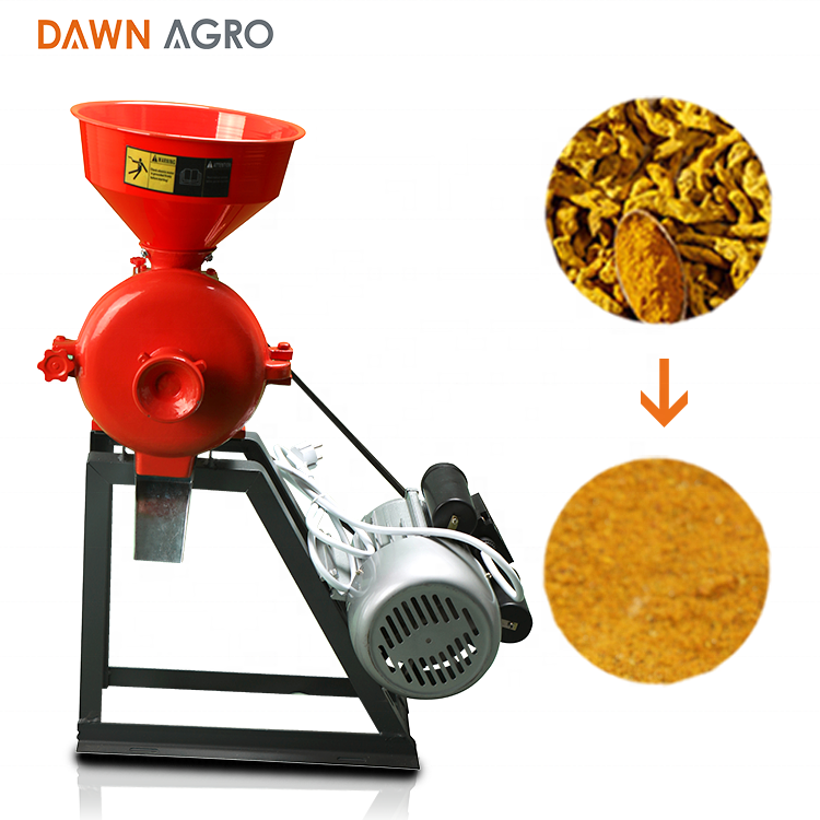 DAWN AGRO Mini Spice Grinding Maize Flour Mill Machine Ginger Powder Making Machinery Milling Corn Flour