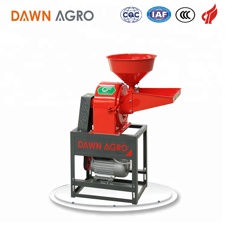 DAWN AGRO Mini Wheat Flour Mill Machine Milling Maize Spcie Grinding Chili Powder Making Machinery for Home Use