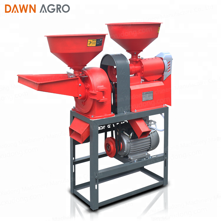 DAWN AGRO Mini Rice Mill Machine Making Flour Rice Mill Combined Pulverizer