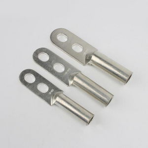 DTS-25 DTS-35 DTS-50 Tin Plated Copper Two Double Bolt Holes Electric Power Wire Cable Fitting Lug Connector Crimp Terminal