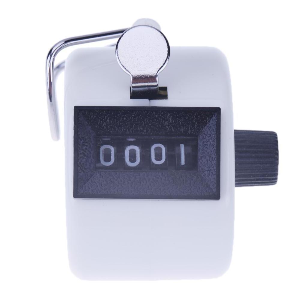 4 Digit Number Mini Hand Held Tally Counter Digital Golf Clicker Manual Training Counting Max. 9999 Counter